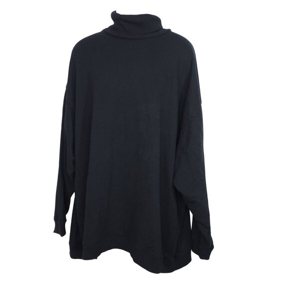 American Eagle Black Jegging Fit Turtleneck Long Sleeve Sweatshirt Men Size XL - Picture 1 of 6